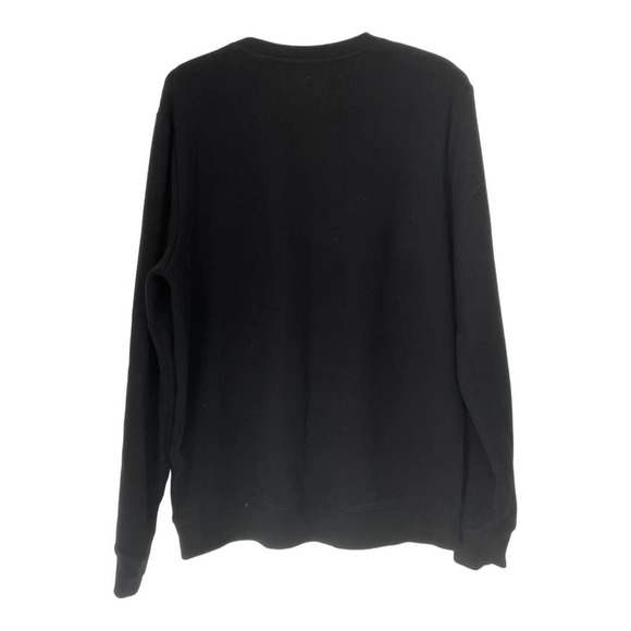 All Saints Theo Crewneck Black Ramskull Embroidered Pullover Sweatshirt Medium - Picture 4 of 7